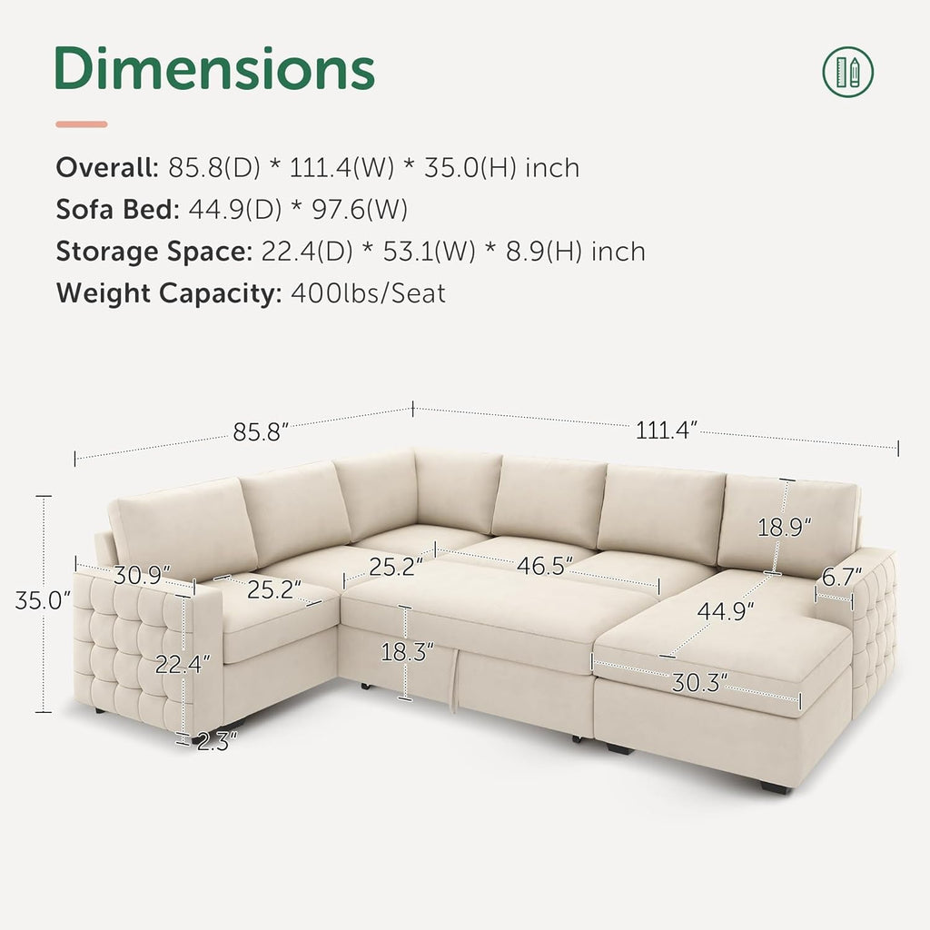 Calabasas Beige Sectional Sofa