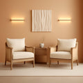 Boho Cream Accent Chair Set