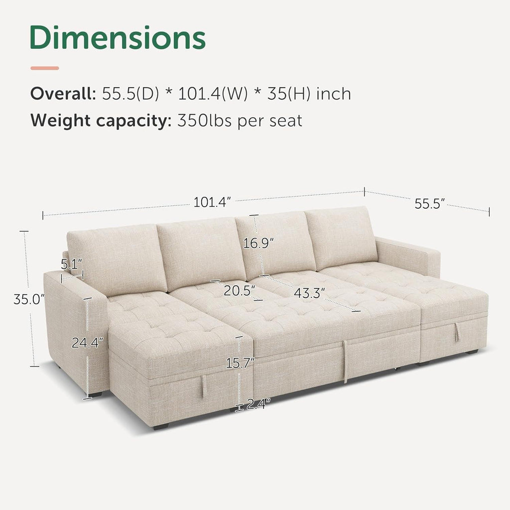 Monterey Beige Sectional Sofa