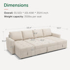 Monterey Beige Sectional Sofa