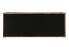 La Jolla Leather and Aluminum Table