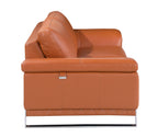 Solenne Carmel Leather Chair