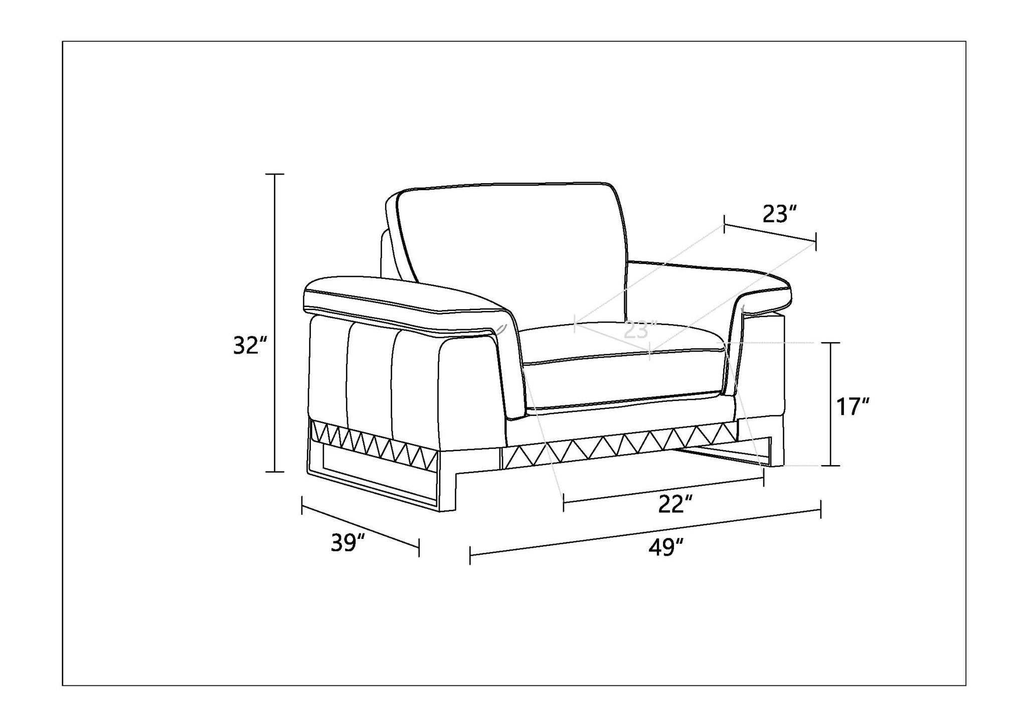 Solenne Carmel Leather Chair