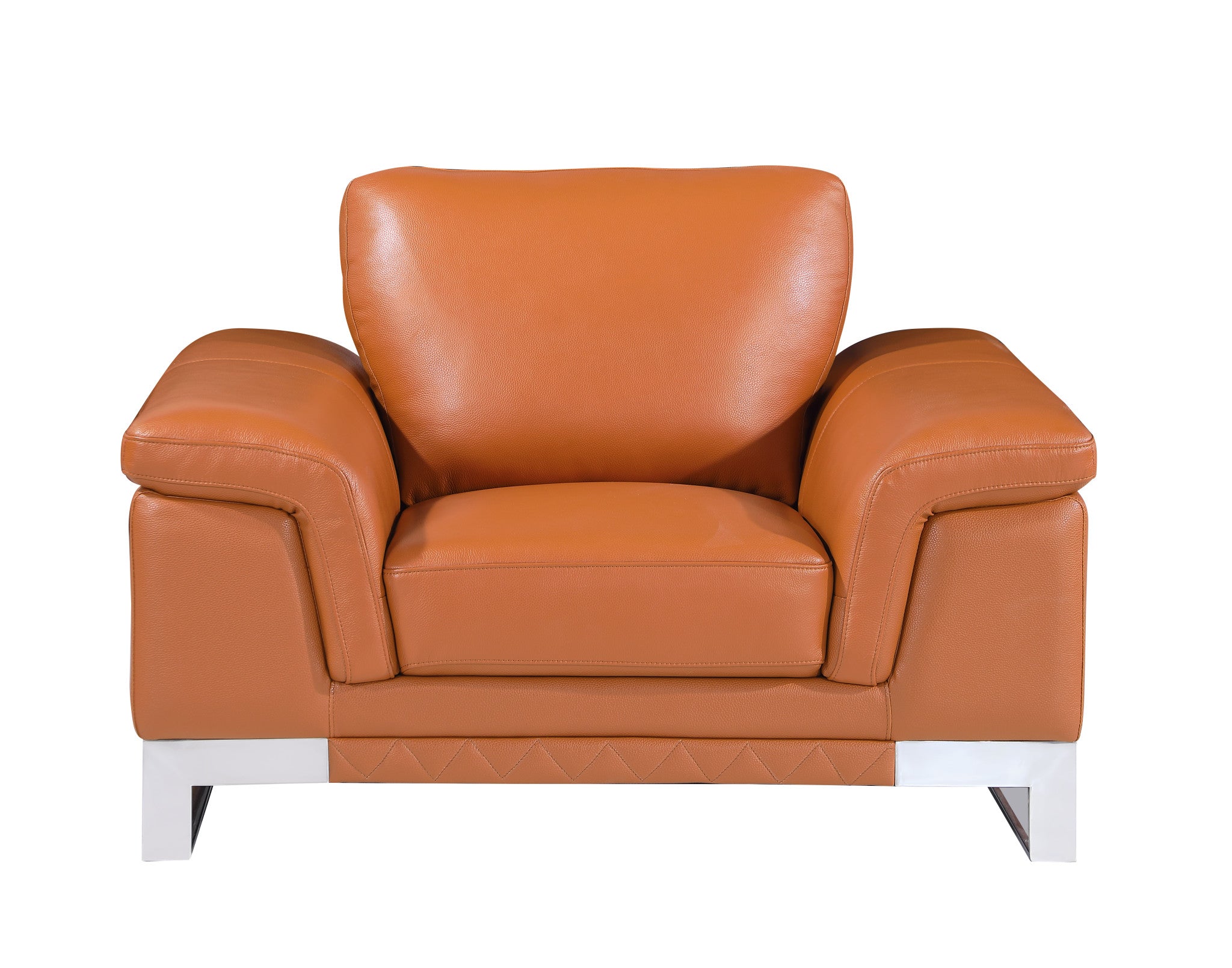 Solenne Carmel Leather Chair