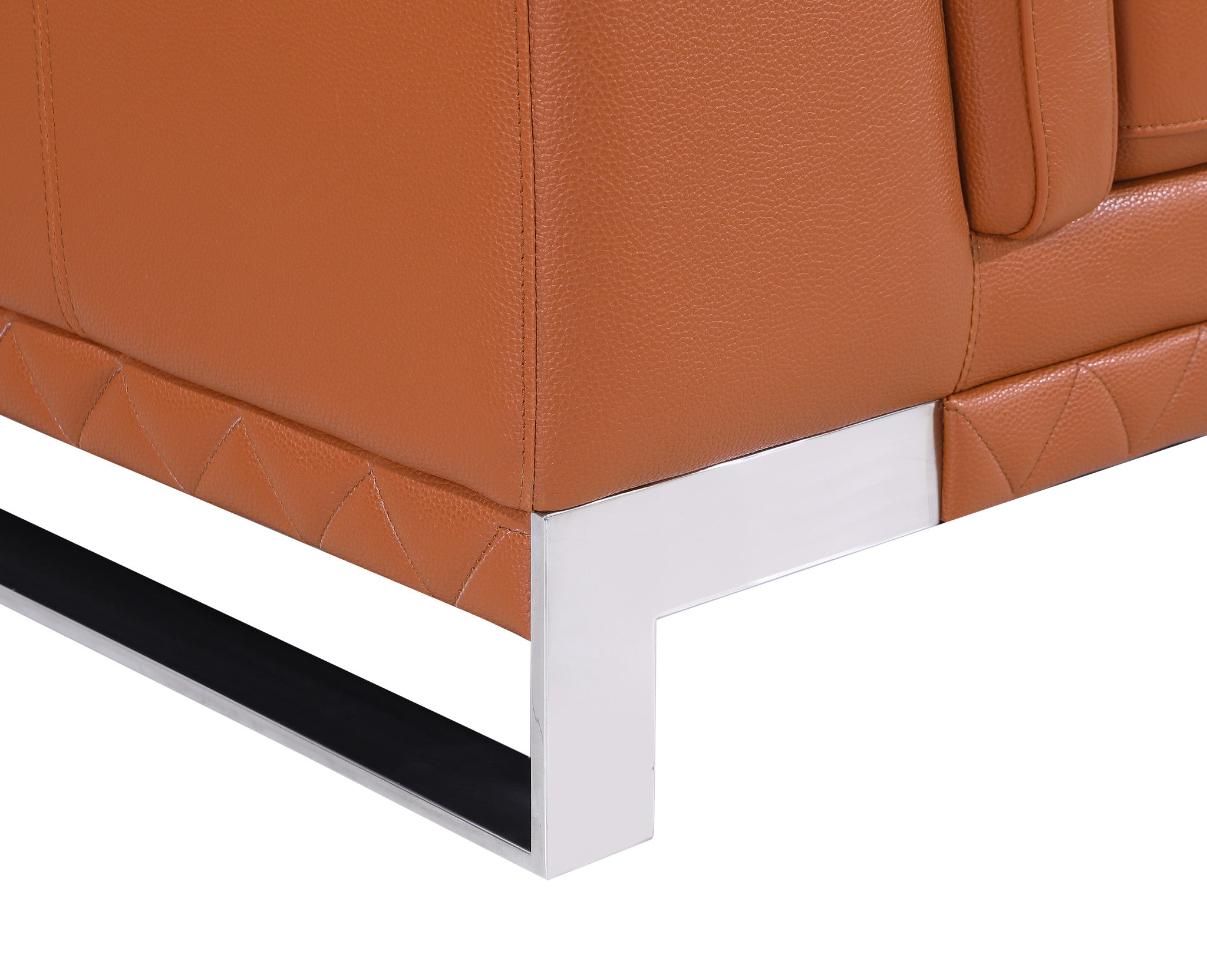 Solenne Carmel Leather Chair