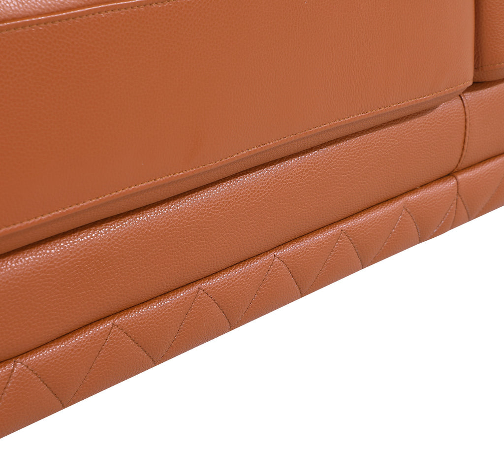 Solenne Carmel Leather Chair