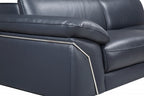 Francisco Sapphire Italian Leather Sofa