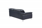 Francisco Sapphire Italian Leather Sofa