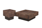 Monterey Natural Wood Square Table Set