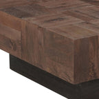 Monterey Natural Wood Square Table Set