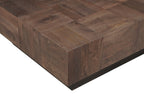 Monterey Natural Wood Square Table Set