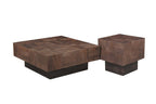 Monterey Natural Wood Square Table Set