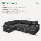 Calabasas Grey Sectional Sofa