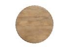 Newport Natural Wood Drum Coffee Table Set