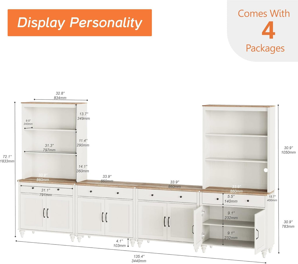 Bodega Wood Media Console