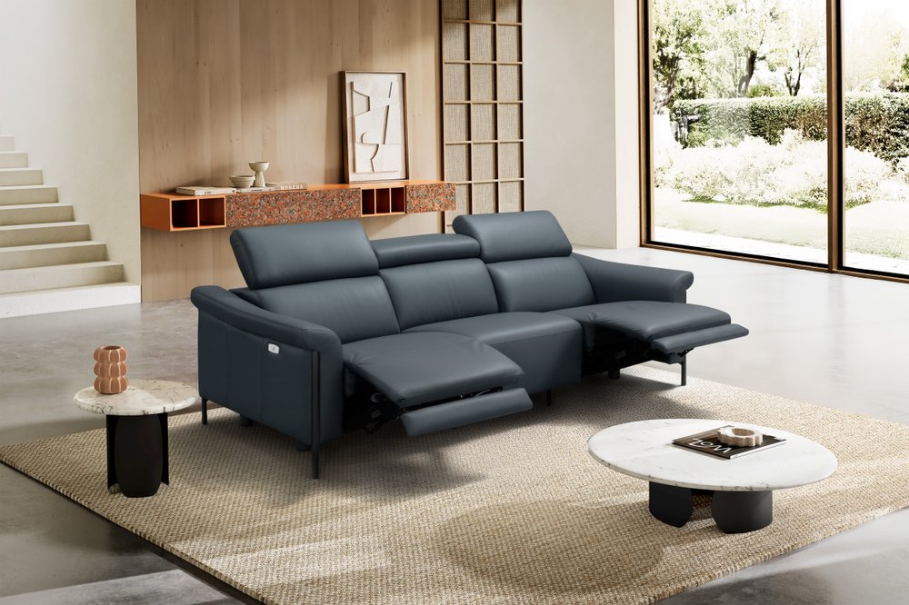 Palisades Leather Reclining Sofa
