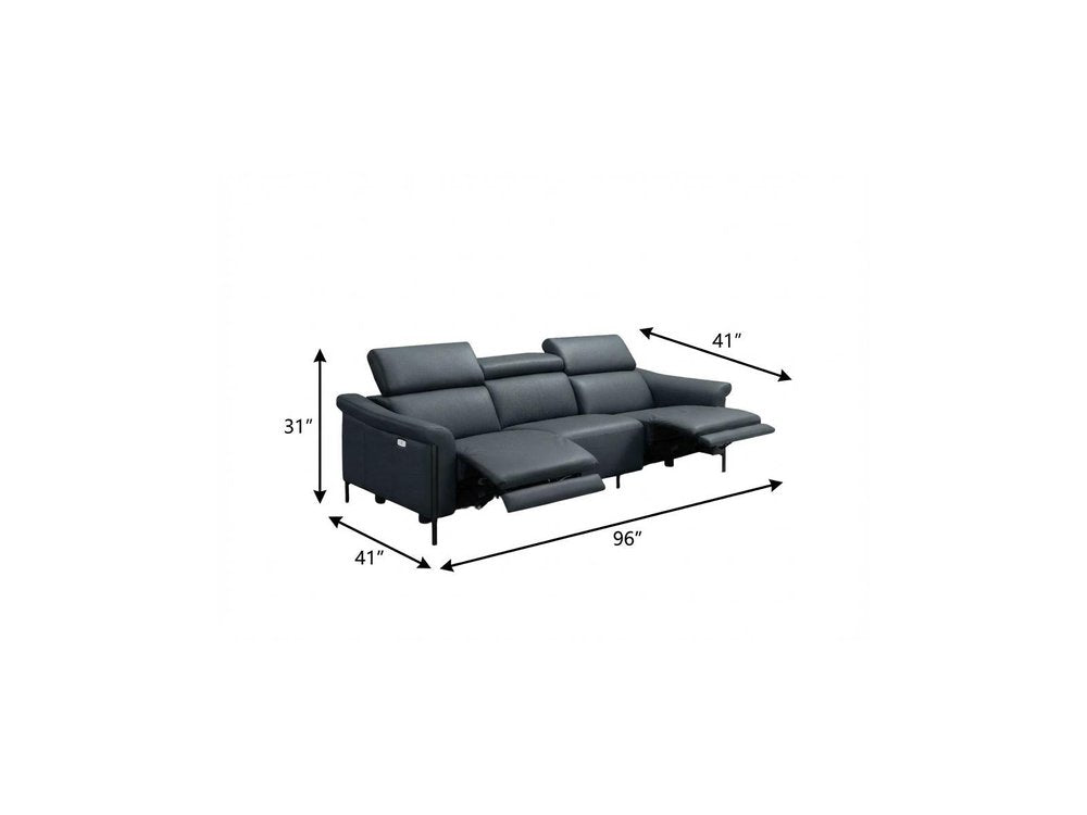 Palisades Leather Reclining Sofa