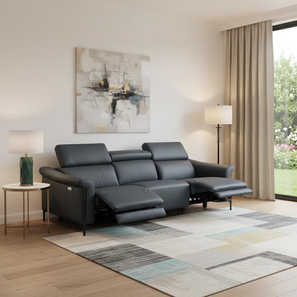 Palisades Leather Reclining Sofa