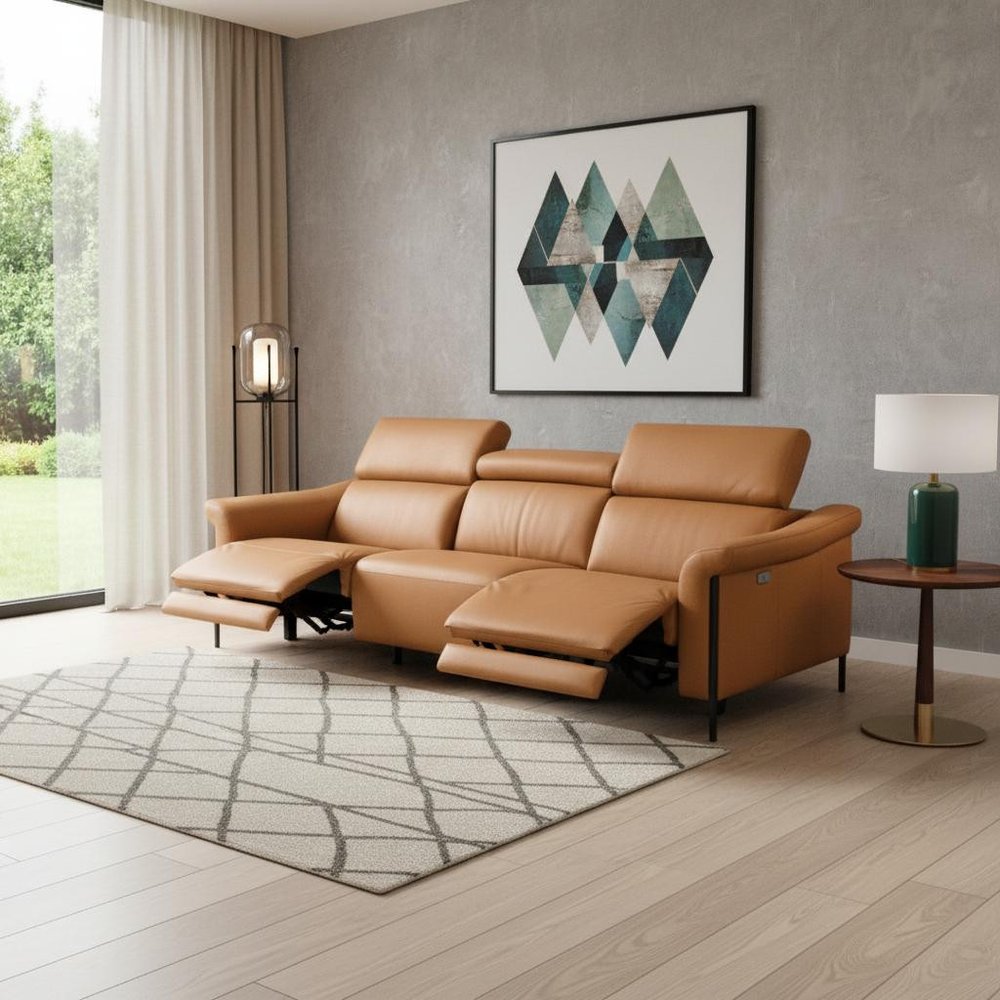 Montecito Leather Reclining Sofa