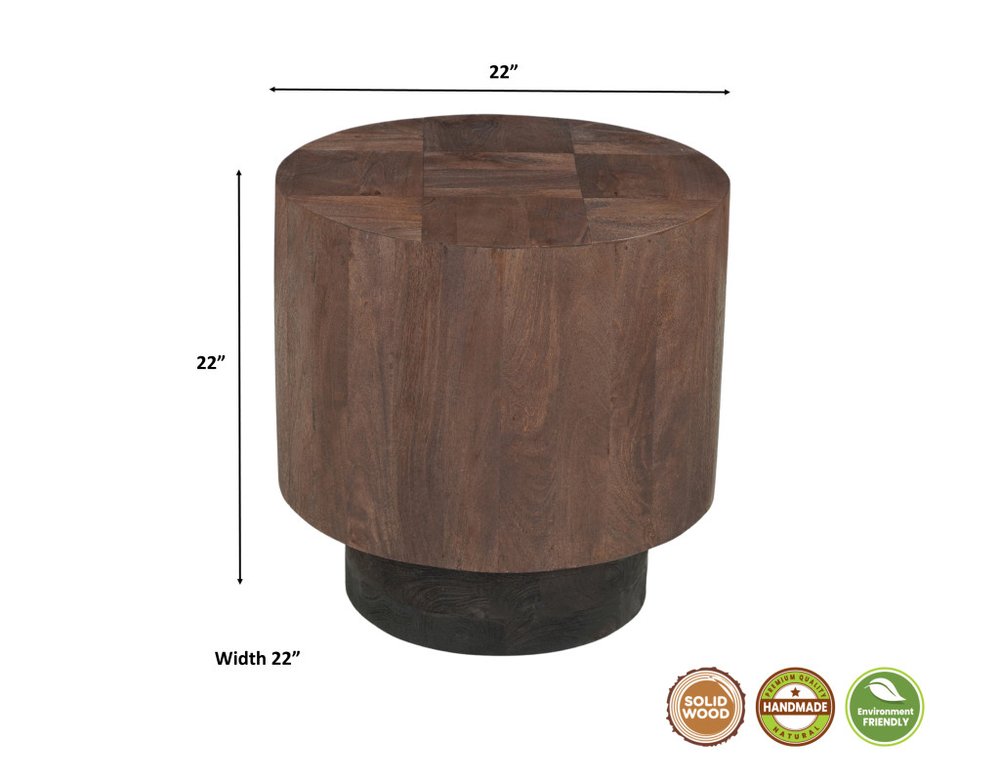 Pacifica Solid Wood Round Table Set