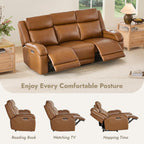 Monterey Leather Recliner Sofa