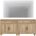 Napa Oak Media Console
