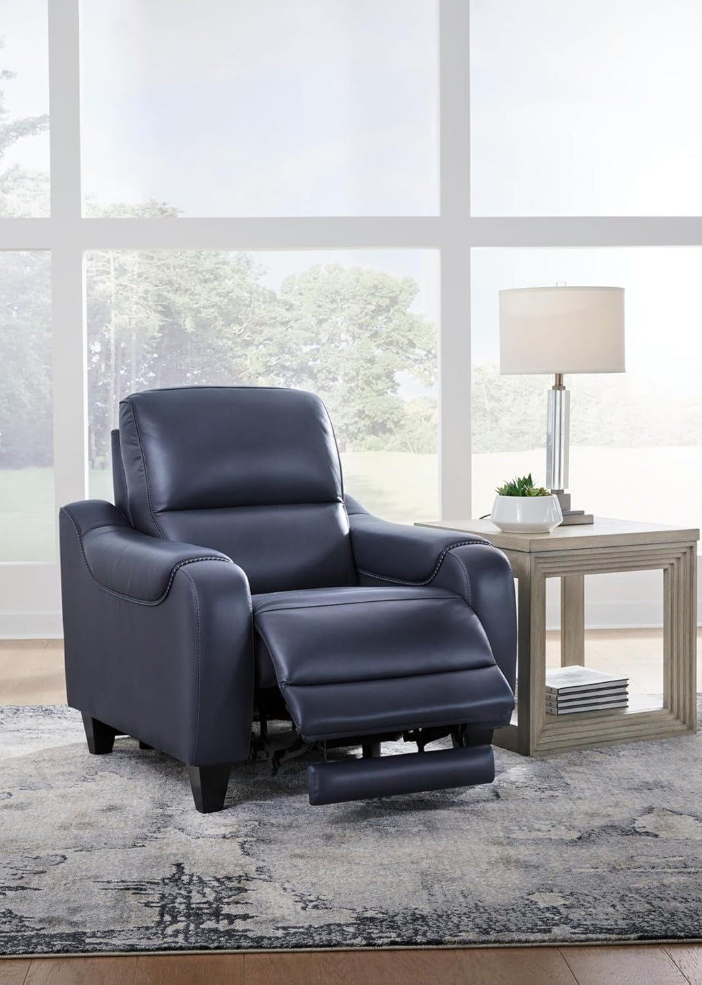 Sapphire Leather Recliner