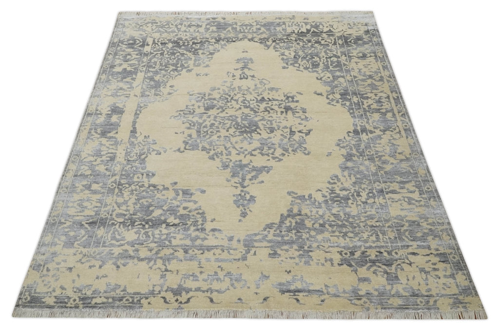 Calabasas Medallion Bamboo Silk Rug