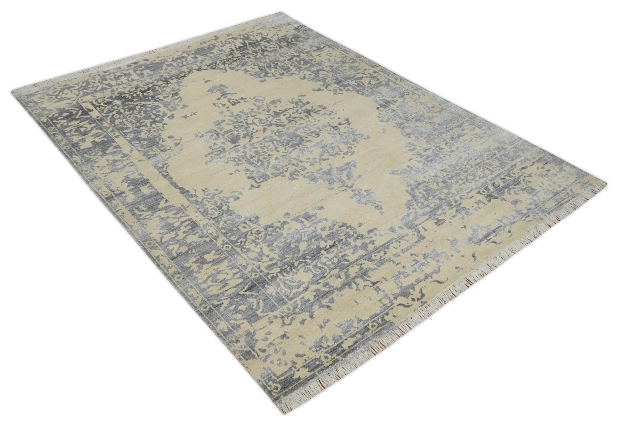Calabasas Medallion Bamboo Silk Rug