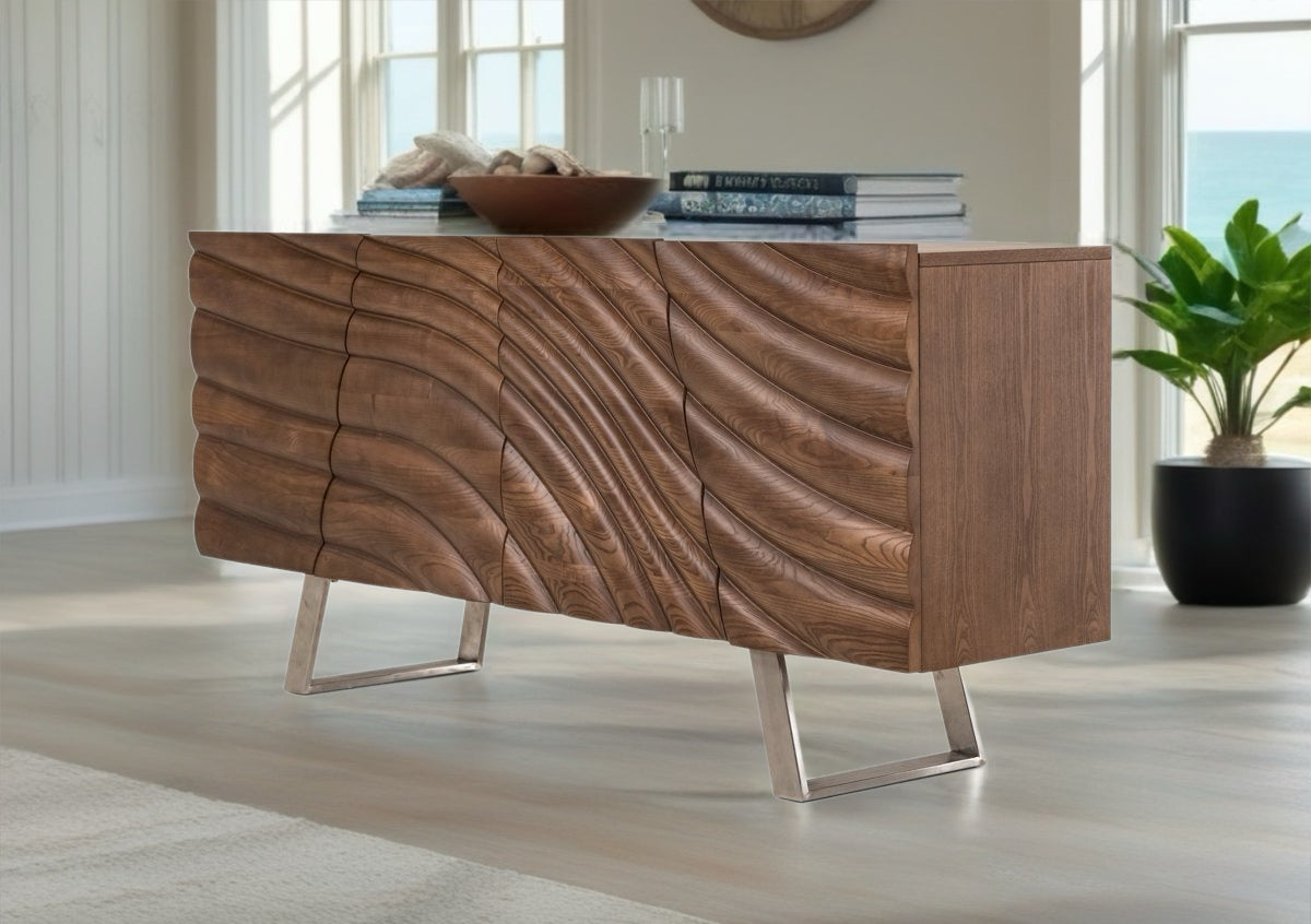 Mendocino Walnut Wood Table