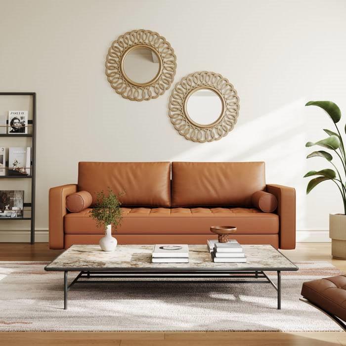 Solenne Terracotta Sofa