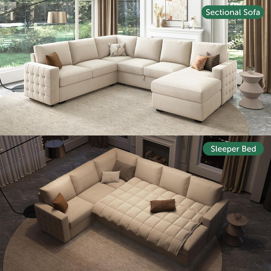 Calabasas Beige Sectional Sofa