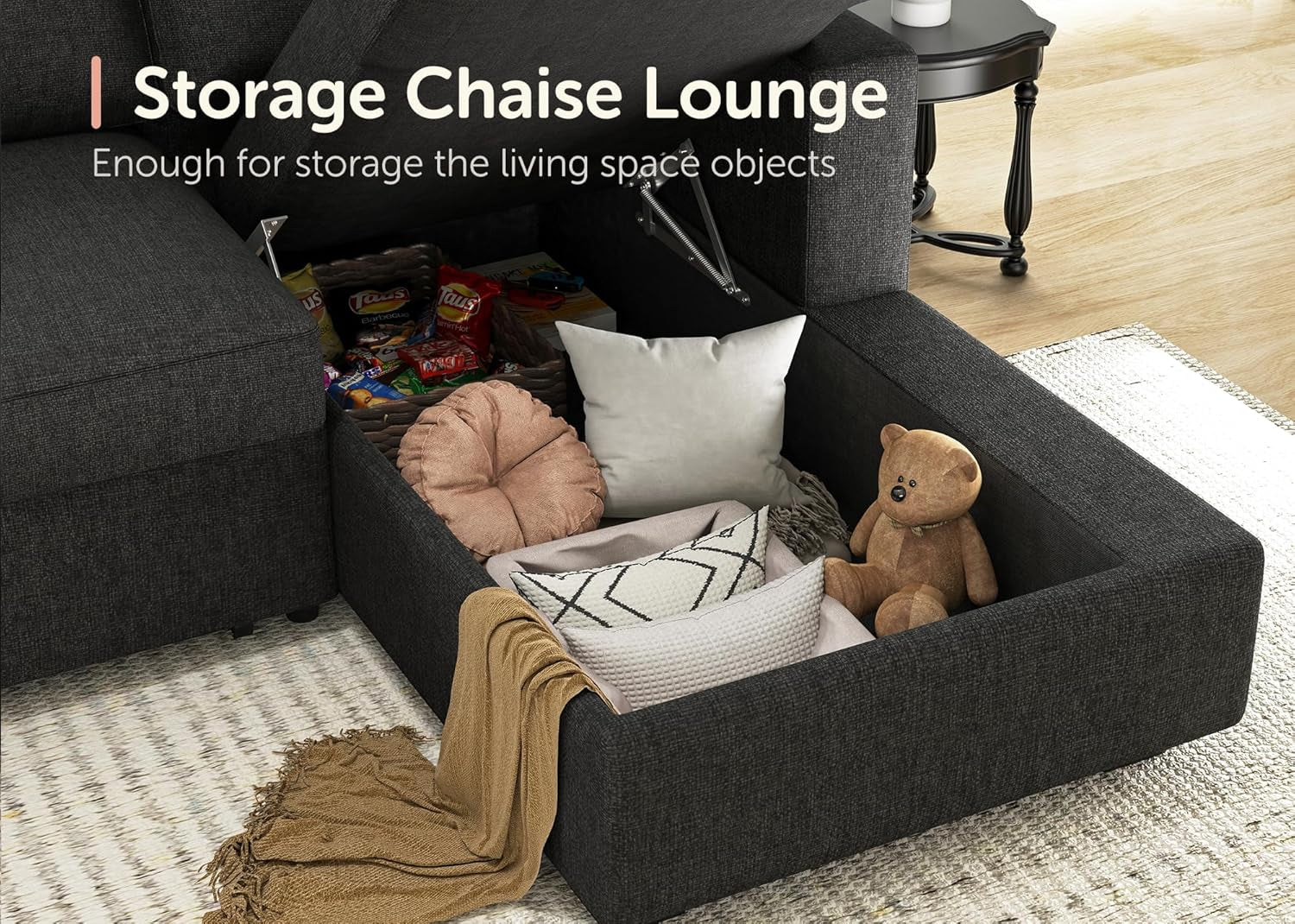 Calabasas Grey Sectional Sofa