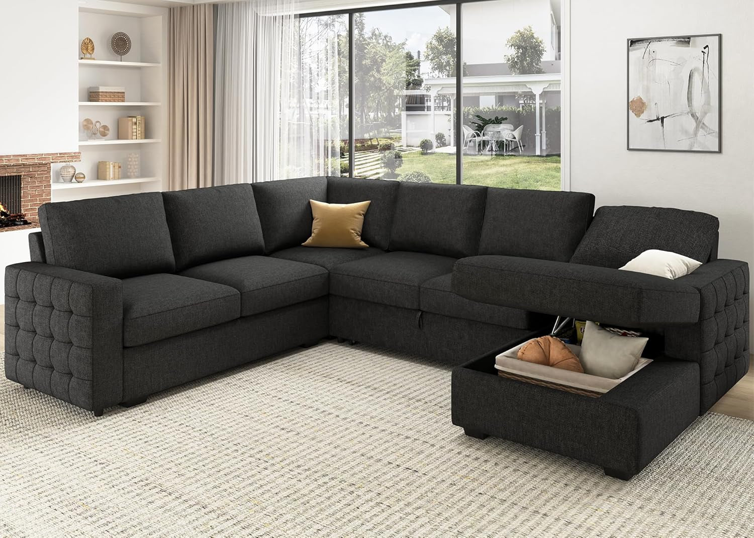 Calabasas Grey Sectional Sofa