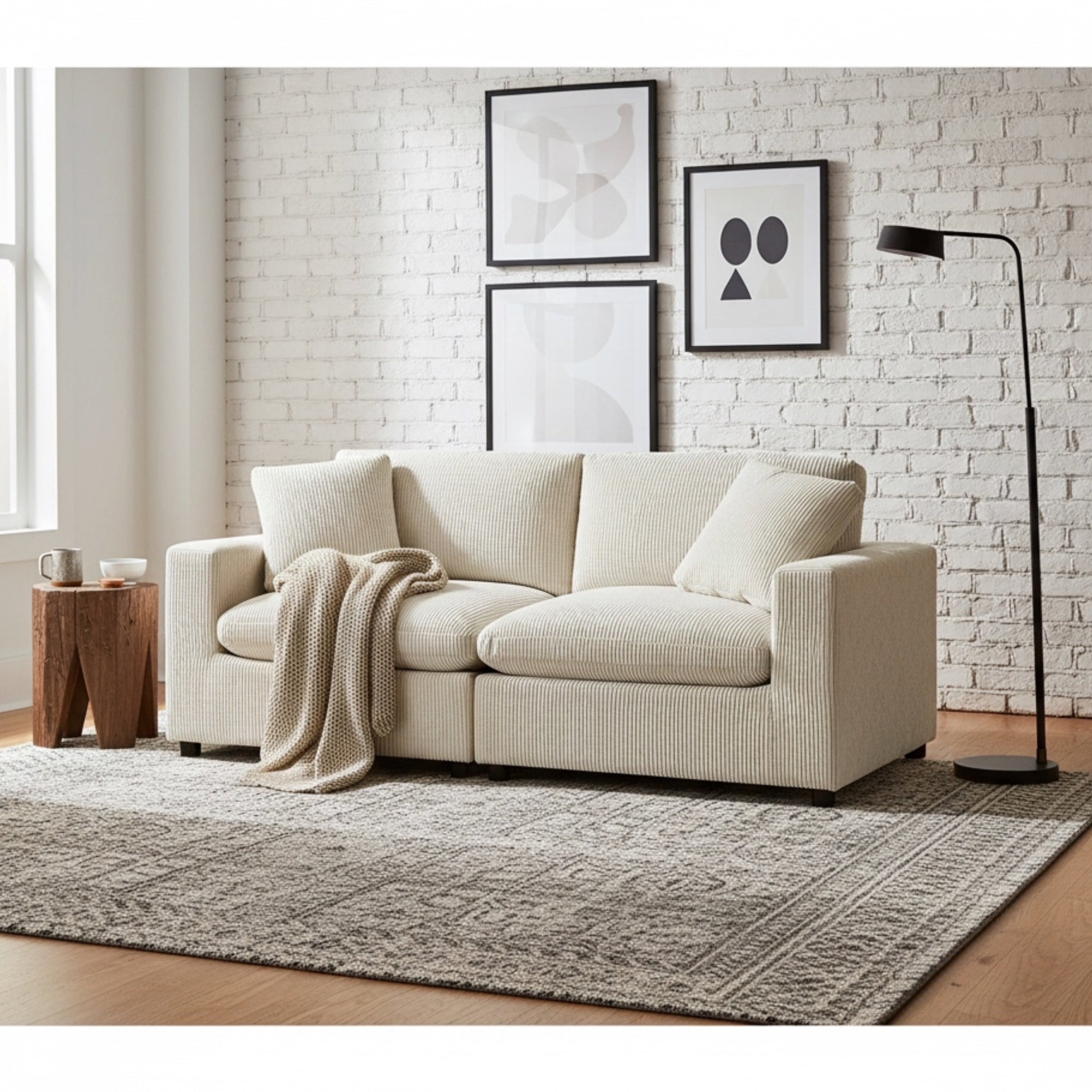 Chelsea Modular 2-Piece Sofa - Beige