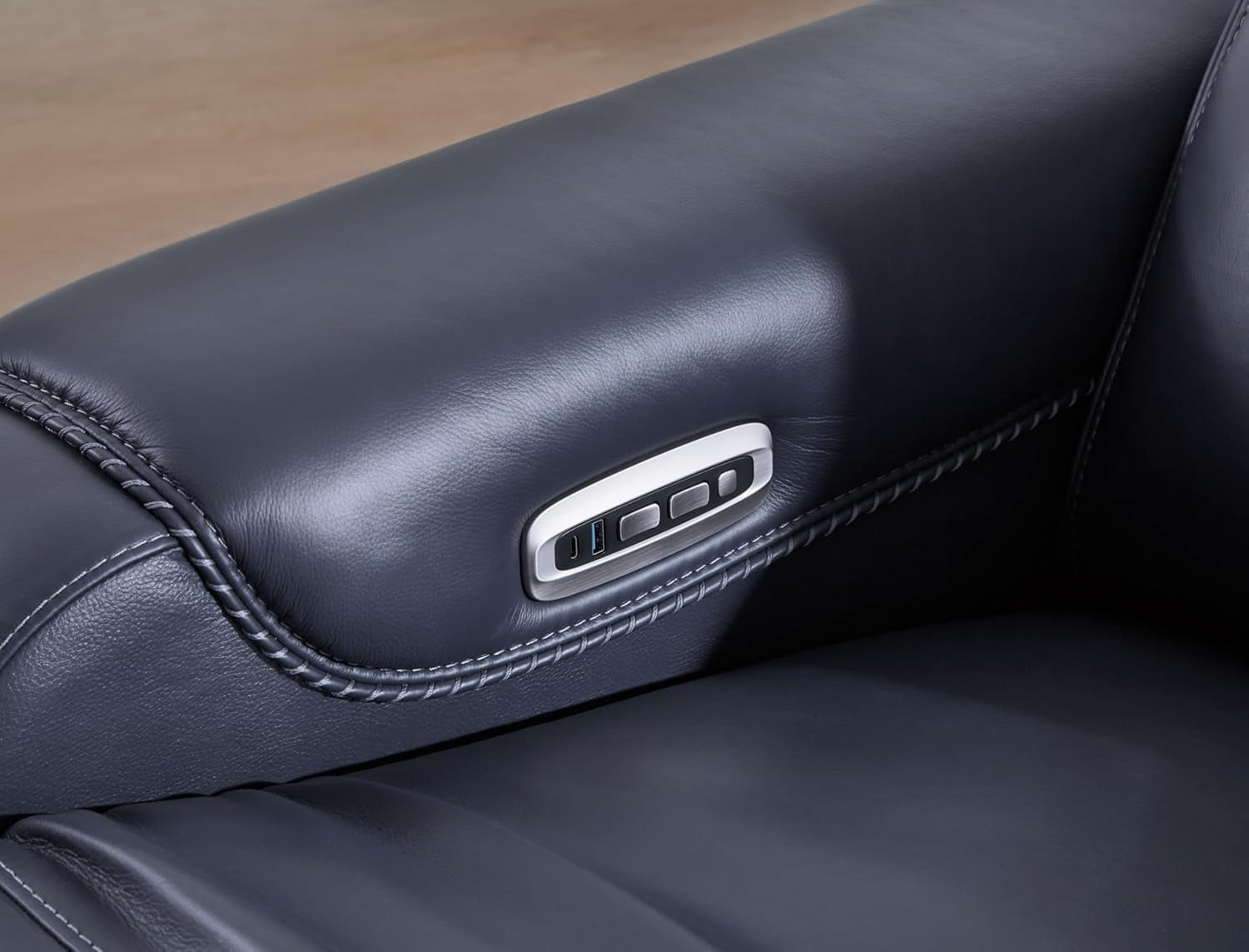 Sapphire Leather Recliner