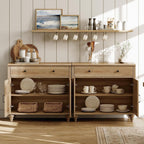 Napa Oak Media Console