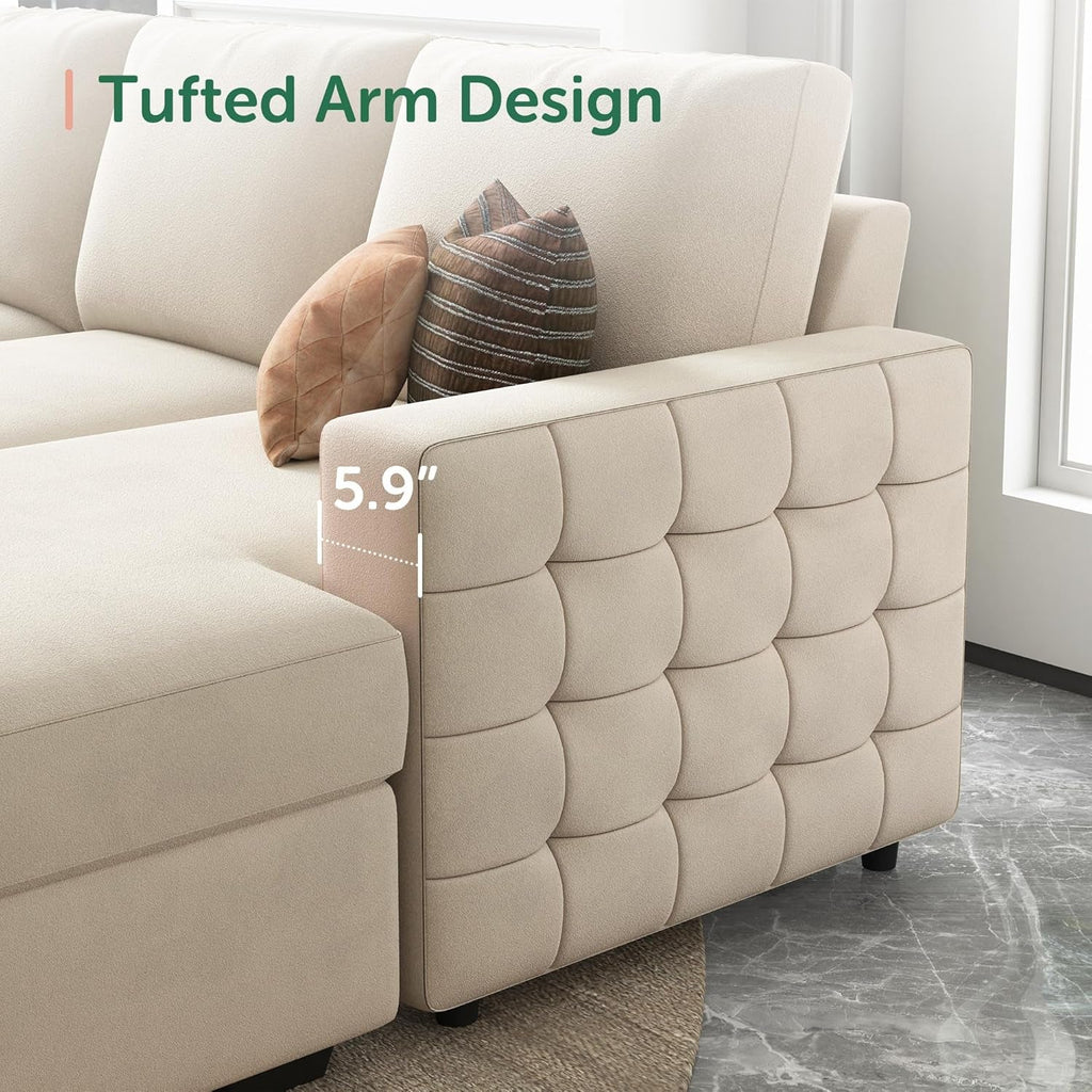Calabasas Beige Sectional Sofa