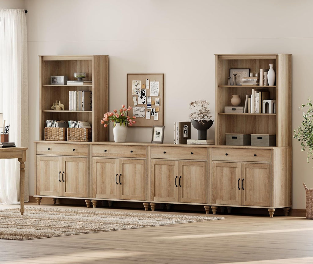 Napa Oak Media Console